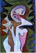 Lovers (The kiss) Ernst Ludwig Kirchner
